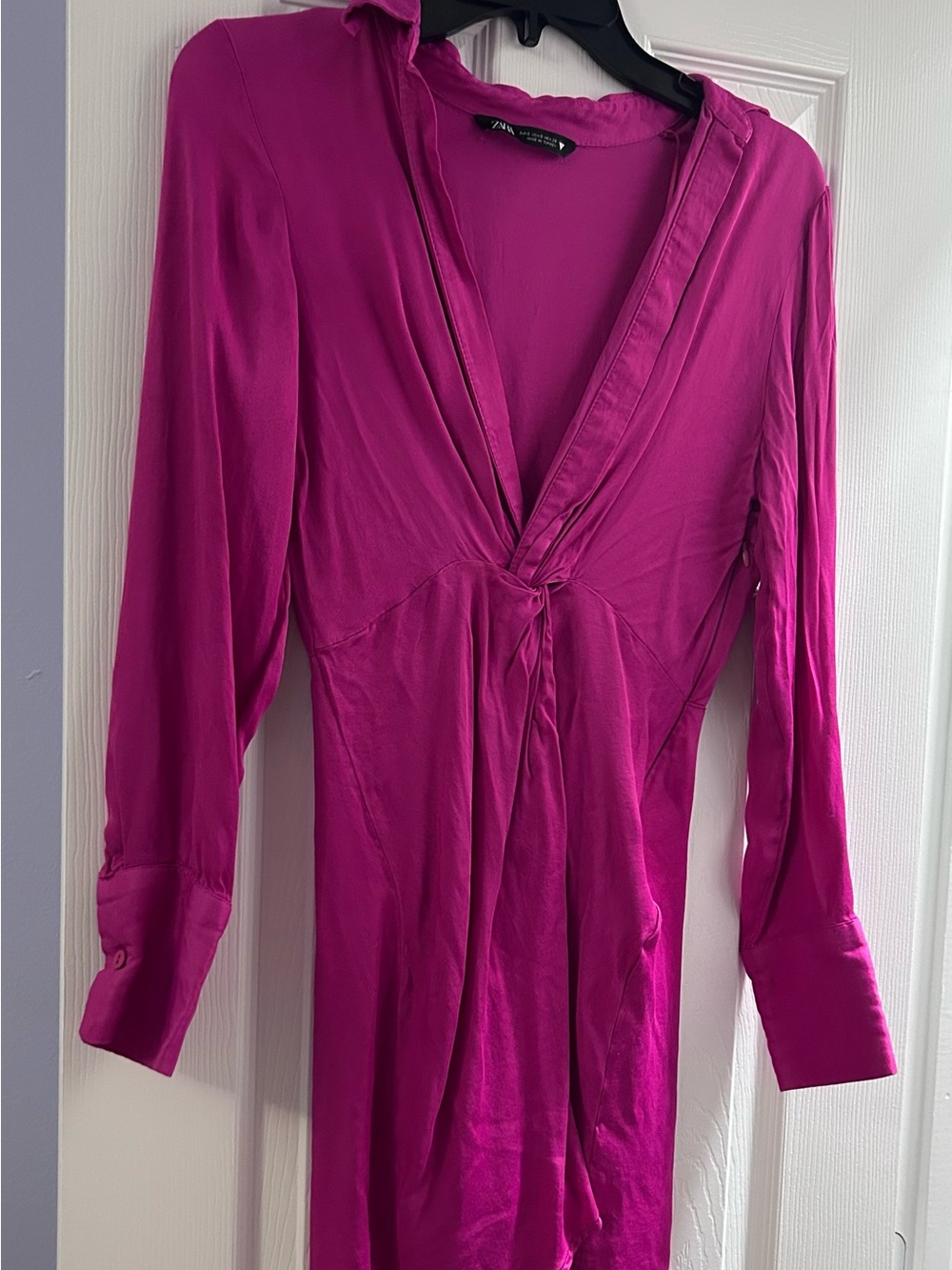 Zara Bright Fuchsia Blouse